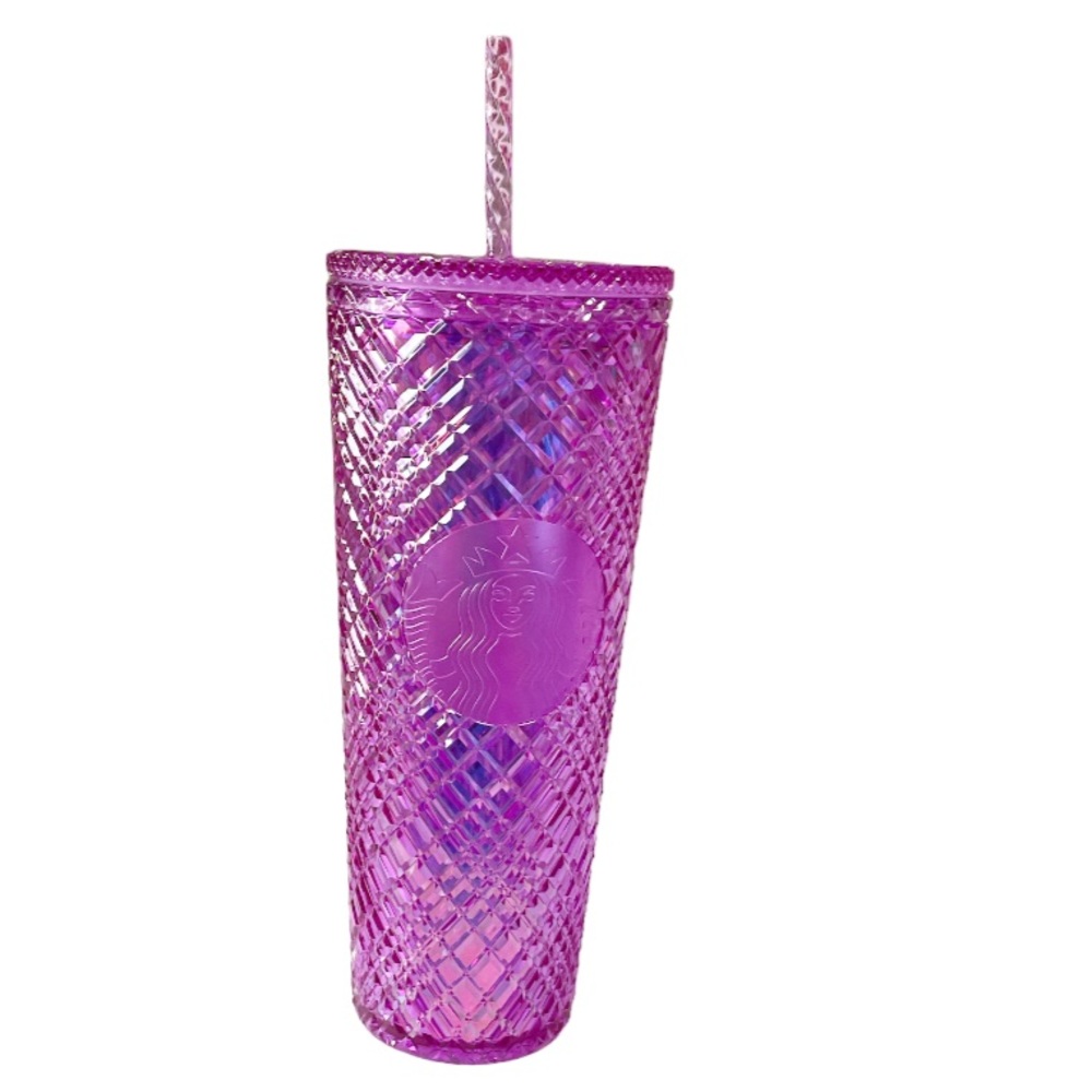 New Starbucks PINK TAFFY Venti Cold Cup Jeweled Tumbler💖💖